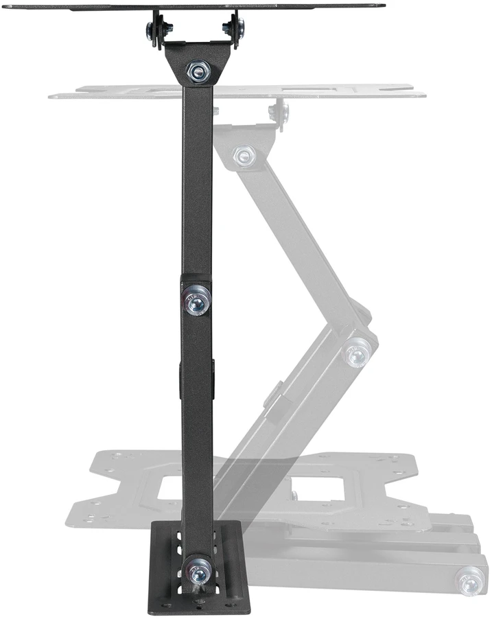 Maclean MC-700N TV Monitorius sieninis laikiklis Universalus max VESA 200x20 23"-43" 30kg Juodas Prailginamas pakreipimas mažiems televizoriams