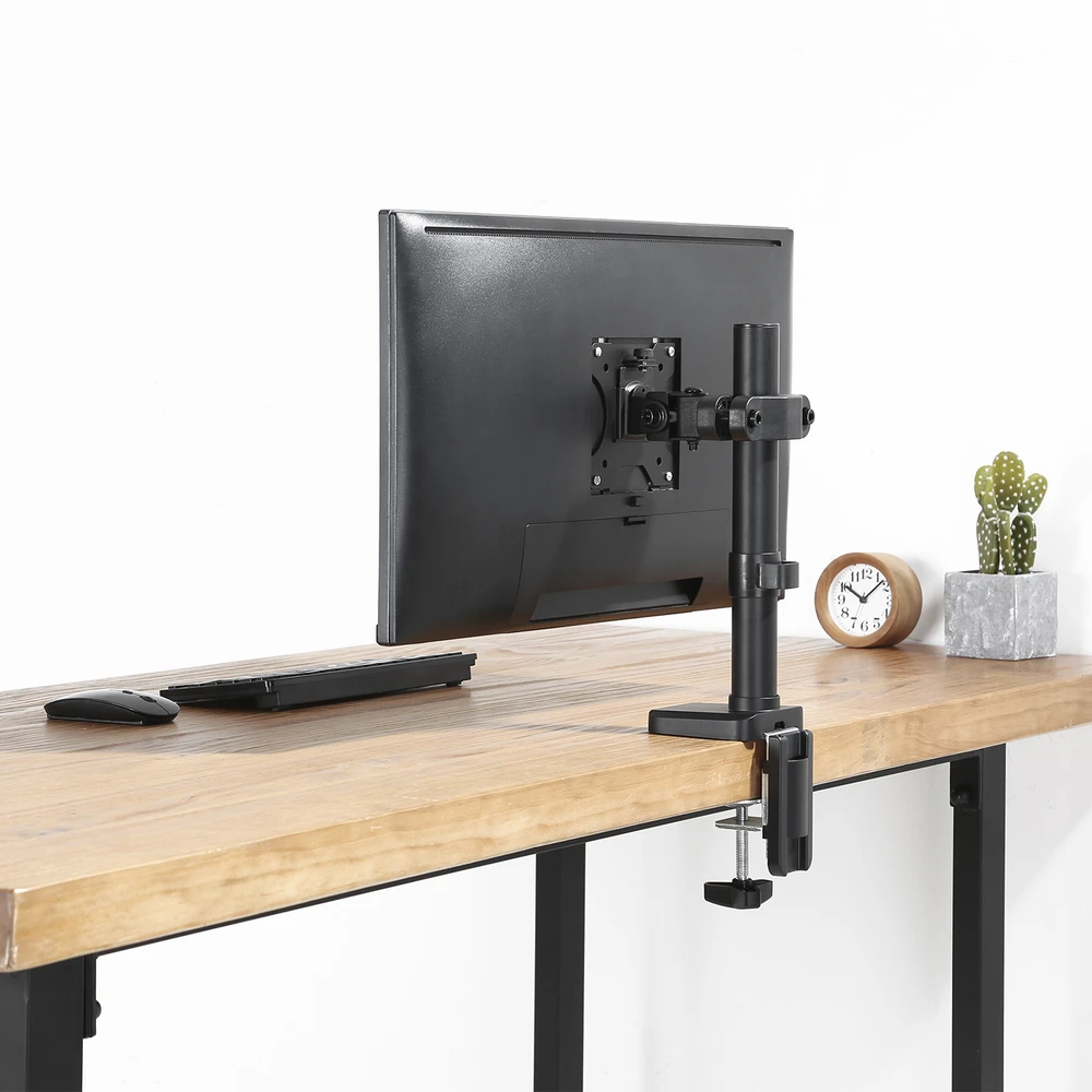 Maclean MC-983 LED LCD monitorius stulpelio tvirtinimo kronšteinas 8kg laikiklis vamzdžio vamzdžio skersmuo 28-60mm 17-32'' ekranas