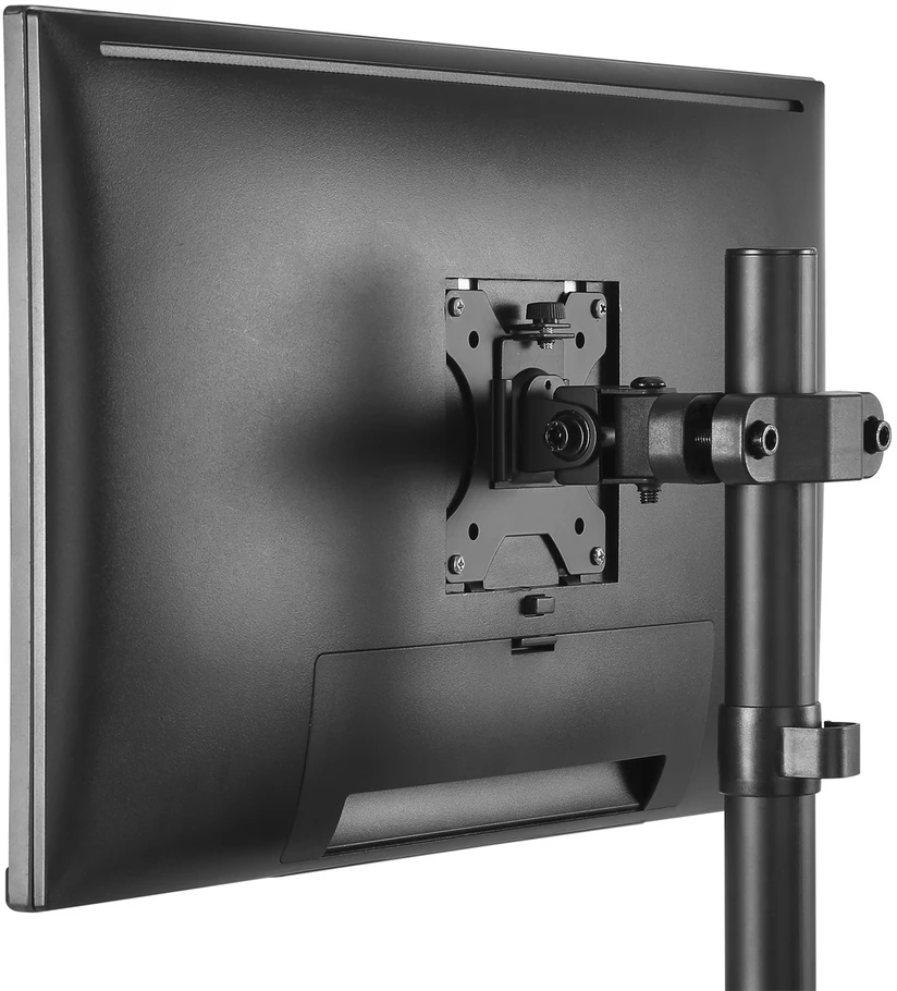 Maclean MC-983 LED LCD monitorius stulpelio tvirtinimo kronšteinas 8kg laikiklis vamzdžio vamzdžio skersmuo 28-60mm 17-32'' ekranas