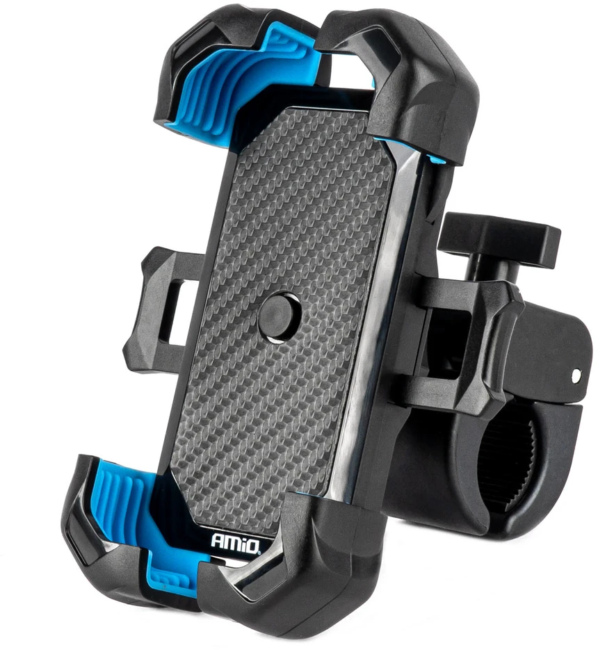 Telefono laikiklis dviračiui/motociklui/paspirtukui, pasukamas 360° AMIO-04146