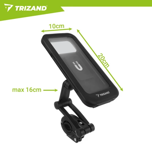 „Trizand“ vandeniui atsparus dviračio telefono laikiklis