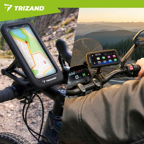 „Trizand“ vandeniui atsparus dviračio telefono laikiklis