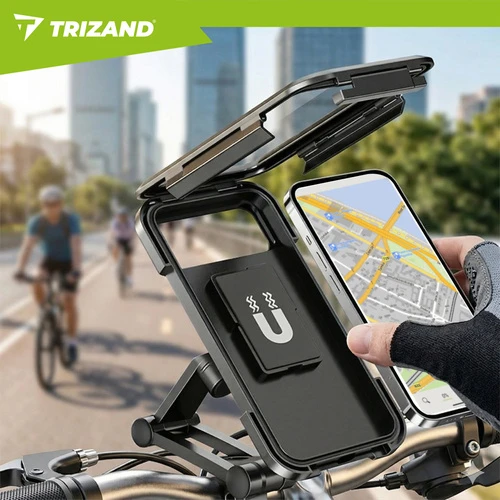 „Trizand“ vandeniui atsparus dviračio telefono laikiklis