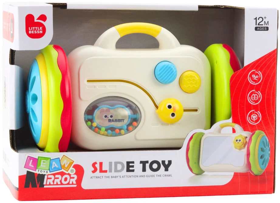 Lean Toys Interaktyvus mokomasis žaislas vaikams su veidrodžiu