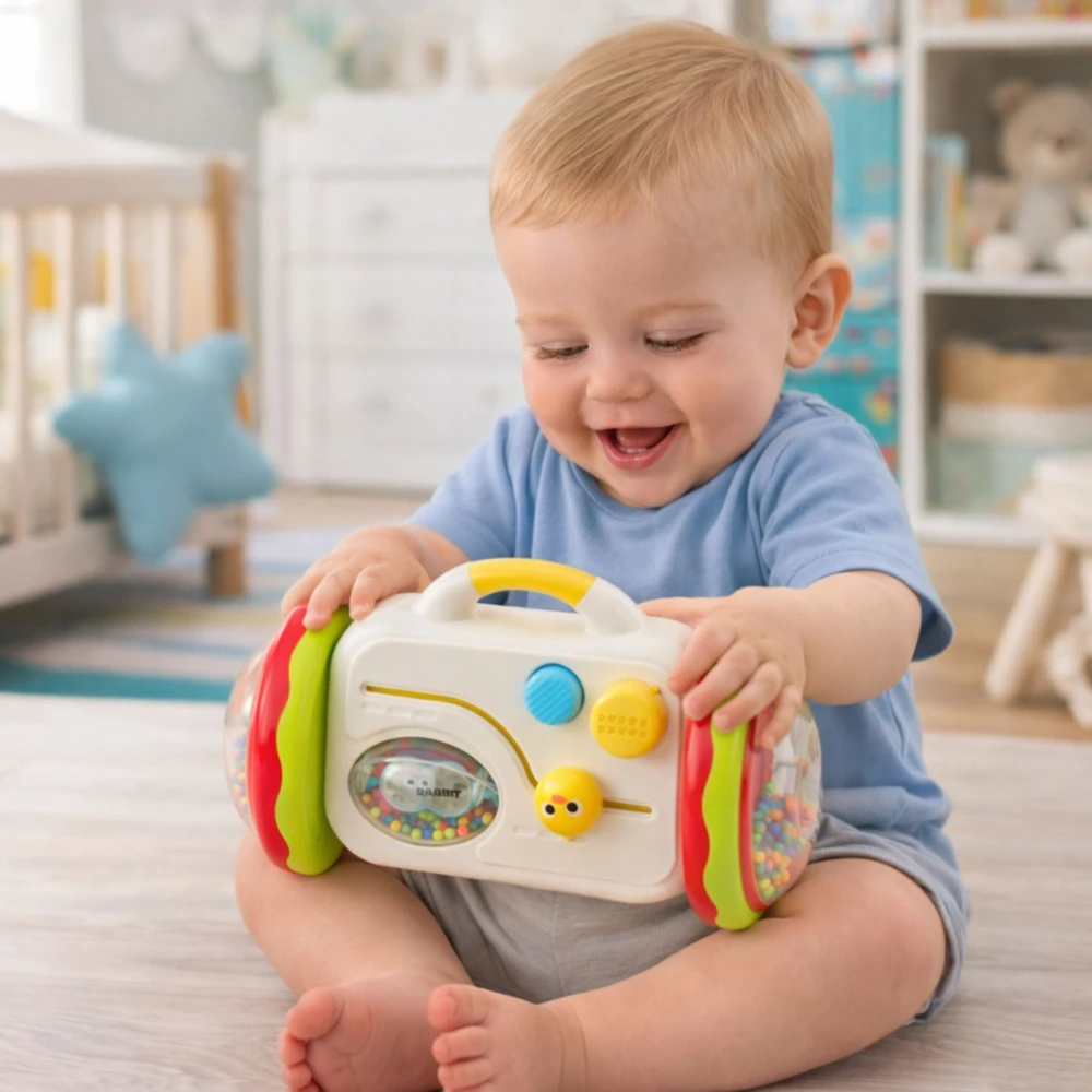 Lean Toys Interaktyvus mokomasis žaislas vaikams su veidrodžiu
