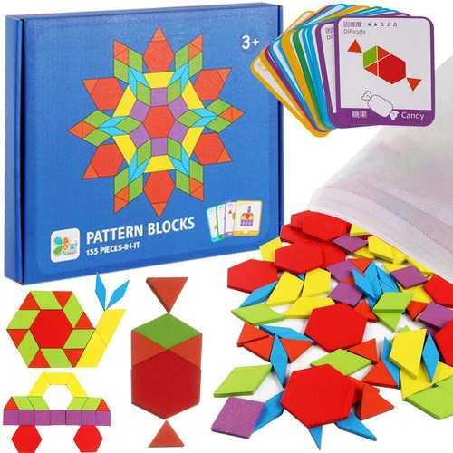 Kruzzel Mokomoji dėlionė geometrines figūros