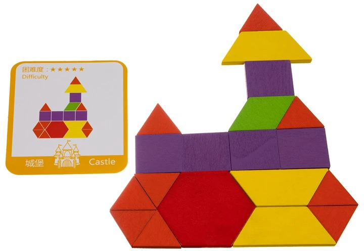 Kruzzel Mokomoji dėlionė geometrines figūros