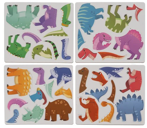 Kruzzel Magnetinė dėlionė dėžutėje – dinozaurai 24730