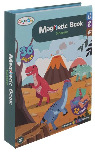 Kruzzel Magnetinė dėlionė dėžutėje – dinozaurai 24730