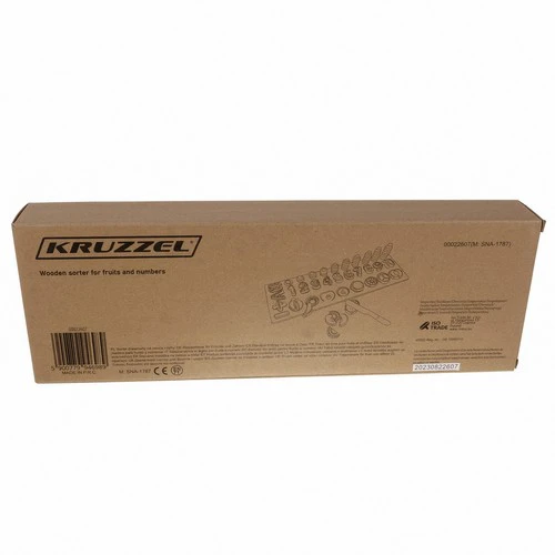Kruzzel Medinė dėlionė - rūšiuotojas 6in1