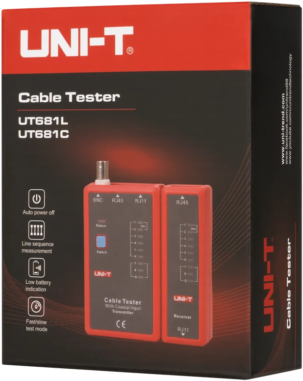 Uni-T UT681C kabelių testeris