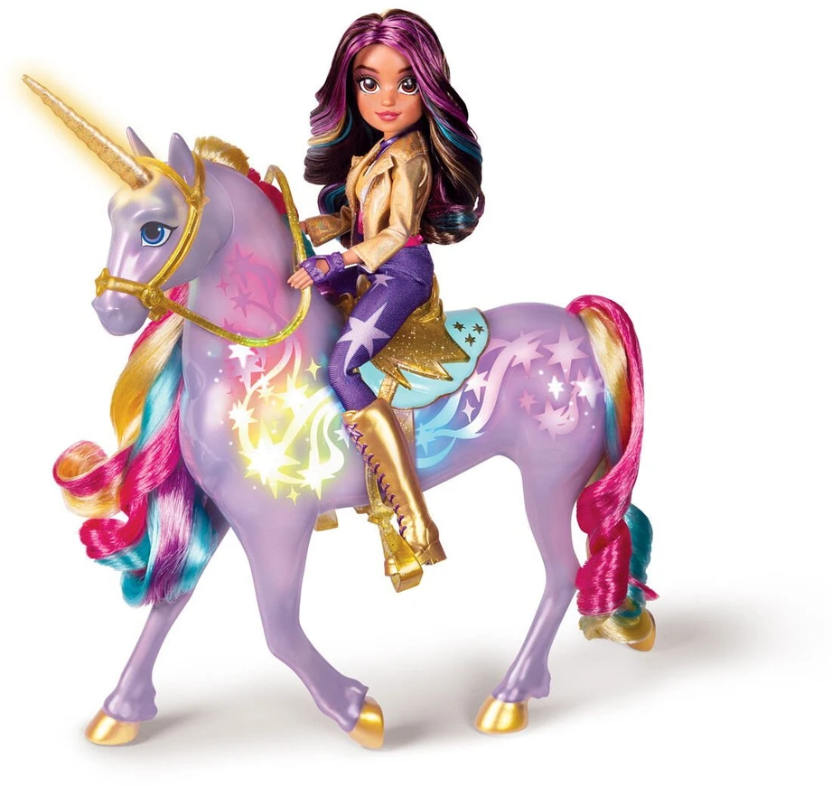 Unicorn Academy Vienaragio akademija - Vaivorykštės šviečianti Wildstar 28 cm (6071157)