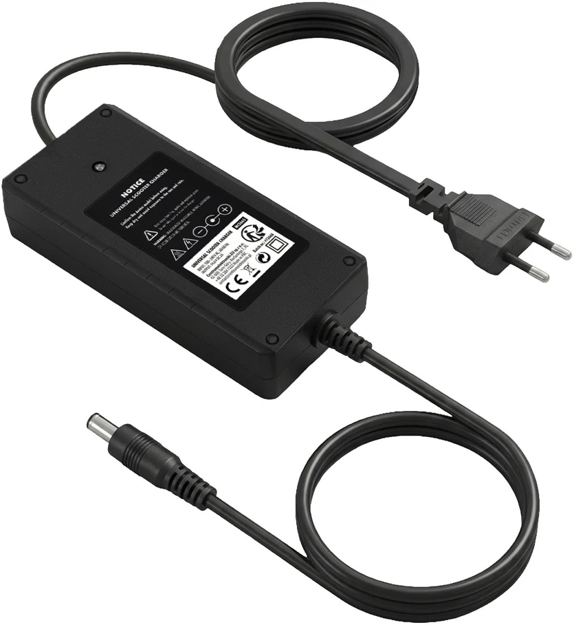 Universalus kroviklis / Maitinimo šaltinis Maclean Energy, skirtas paspirtukams, 54,6V DC, 2A, Max 110W, Fast Charging, 6 kištukai, MCE665