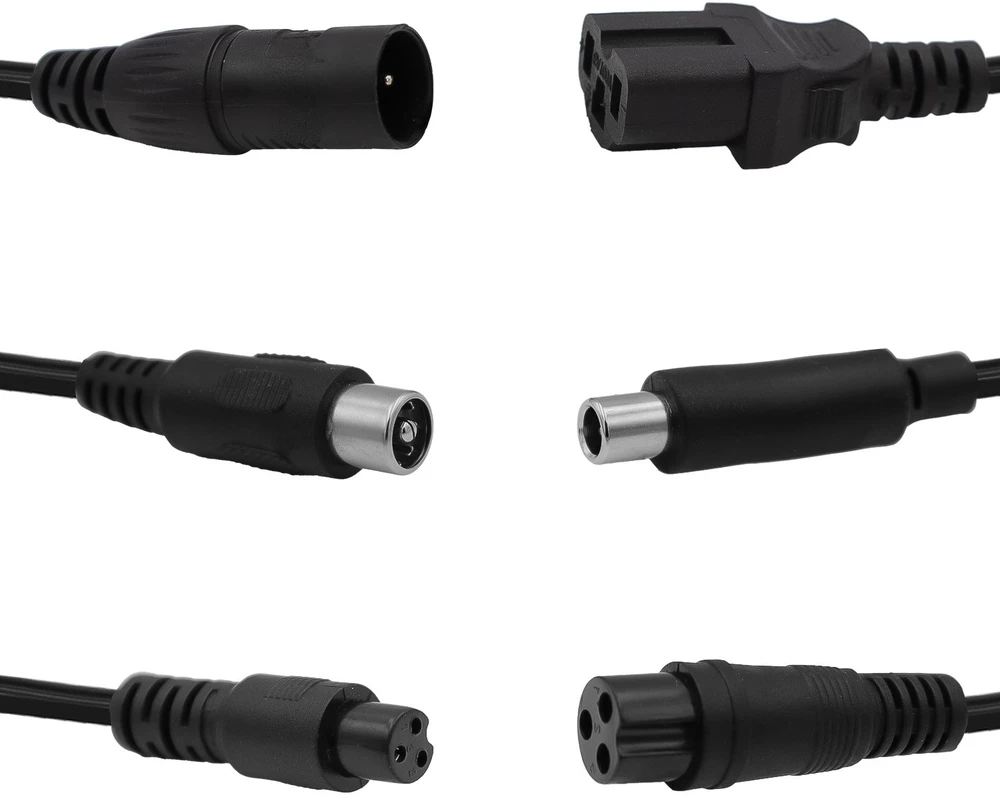 Universalus kroviklis / Maitinimo šaltinis Maclean Energy, skirtas paspirtukams, 54,6V DC, 2A, Max 110W, Fast Charging, 6 kištukai, MCE665