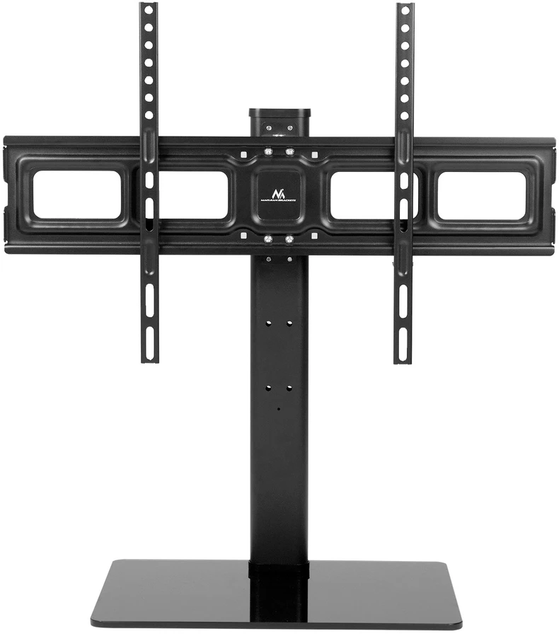 Laikiklis Maclean universalus TV stovas RTV spintelės stovui max 40kg max VESA 600x400 skirtas 32-75" televizoriui MC-386