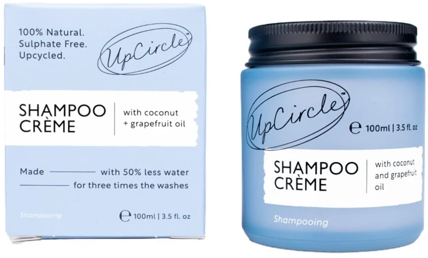 „UpCircle“ kreminis šampūnas su kokosų ir greipfrutų aliejumi, 100 ml