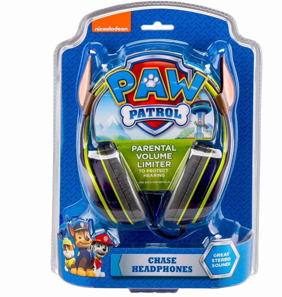 Upcoming Minds „eKids“ – „Disney Paw Patrol Chase“ vaikiškos ausinės su garsumo reguliatoriumi, apsaugančiu klausą