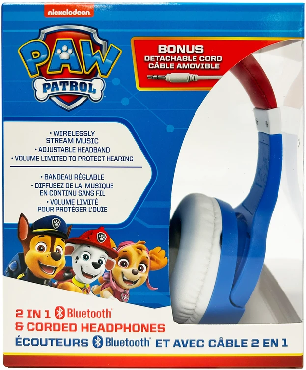 Upcoming Minds Ekids – „Paw Patrol“ „Bluetooth“ ausinės
