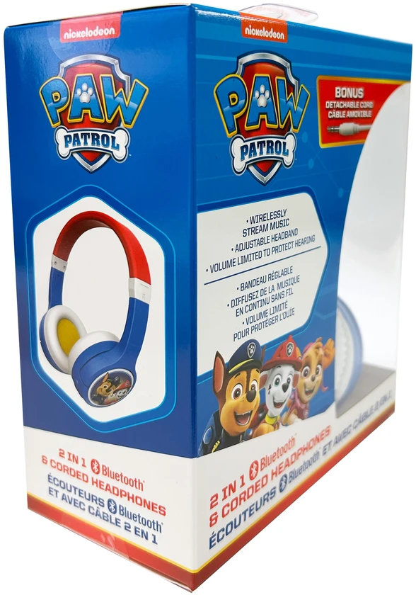 Upcoming Minds Ekids – „Paw Patrol“ „Bluetooth“ ausinės