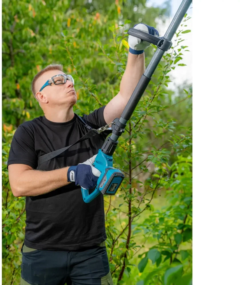 Akumuliatorinis genėtuvas DEDRA DED7096, 2in1, 18V (Be įkroviklio ir akumuliatoriaus)