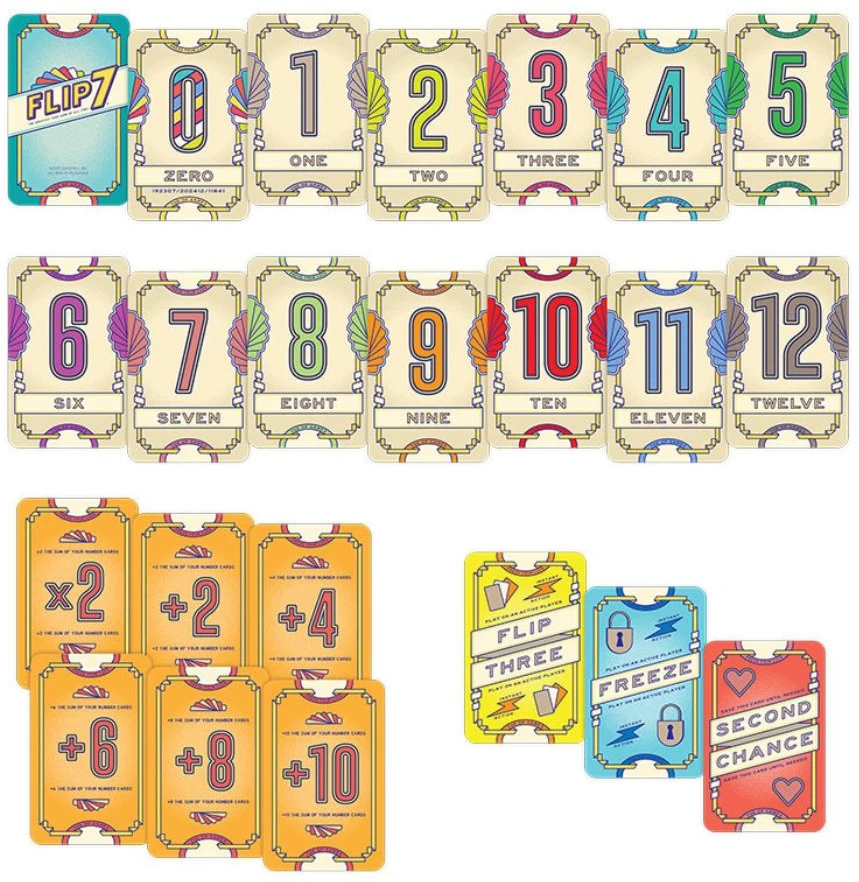 Usaopoly Games The Op Games Flip 7: 2nd Edition