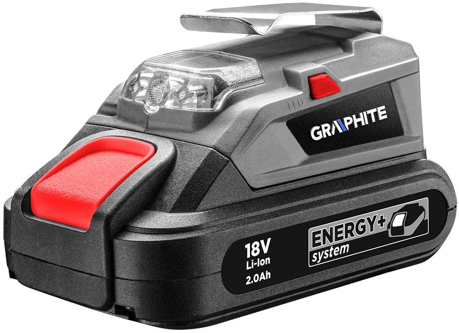 Graphite USB adapteris – „Energy+“ LED žibintuvėlis, be baterijos