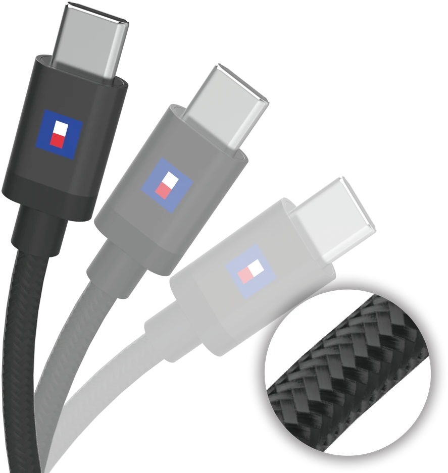 USB-C įkrovimo laidas žaidimų konsolėms, skirtas „DualSense“ belaidžiam valdikliui, 3 m