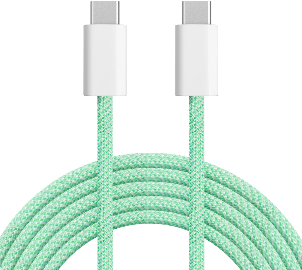 C tipo USB – C tipo USB kabelis 100 W, 1 m Žalias Kruger & Matz Basic