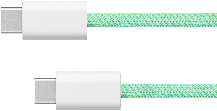 C tipo USB – C tipo USB kabelis 100 W, 1 m Žalias Kruger & Matz Basic