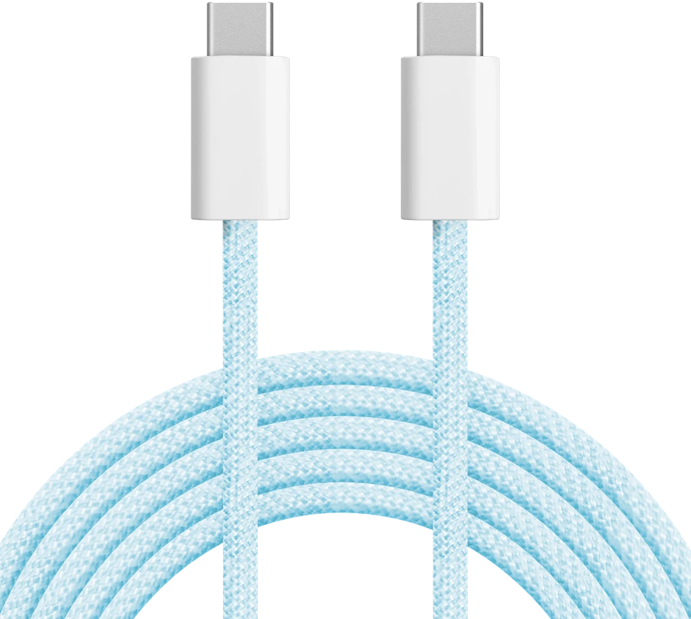 C tipo USB – C tipo USB kabelis 100 W, 1 m Mėlyna Kruger & Matz Basic