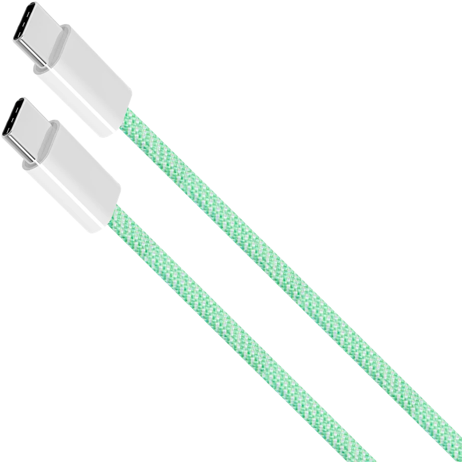 C tipo USB – C tipo USB kabelis 100 W, 1 m Žalias Kruger & Matz Basic