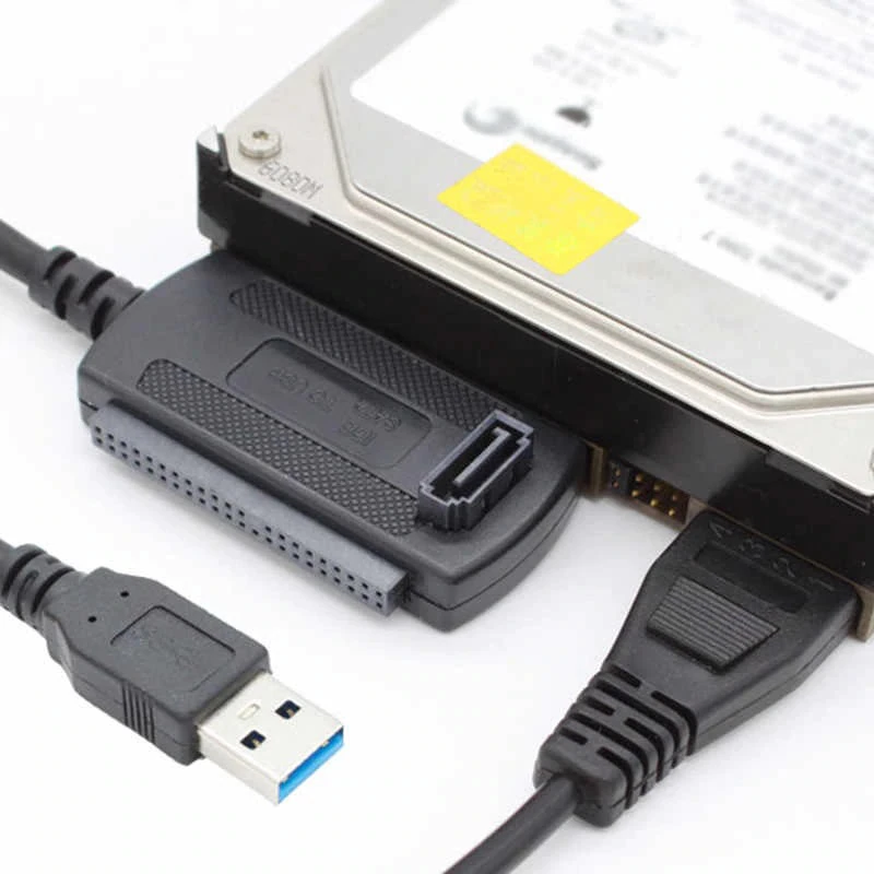 USB į SATA ATA IDE 2.5 3.5 adapteris / USB į SATA ATA IDE 2.5 3.5 adapteris
