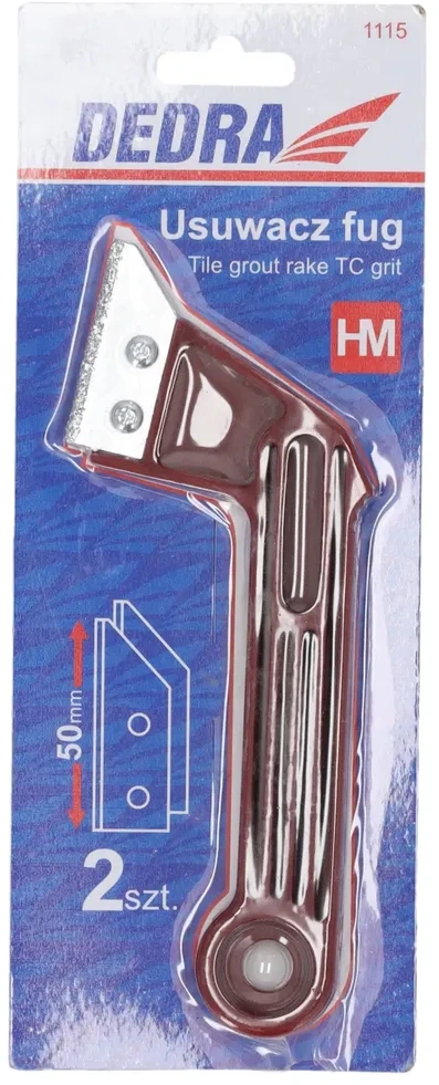 Gramdiklis plytelių siūlėms Dedra 1115 volframinis 50 mm