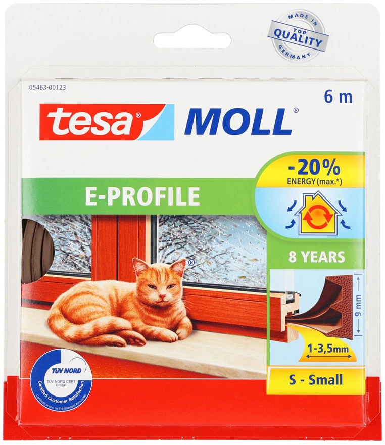 Uszczelka Guminis sandarinimo profilis e 6m: 9mm, rudas (h0546323)