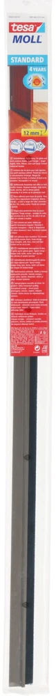 TESA USZCZELKA SZCZOTKOWA POD DRZWI 1m x 37mm BRĄZ