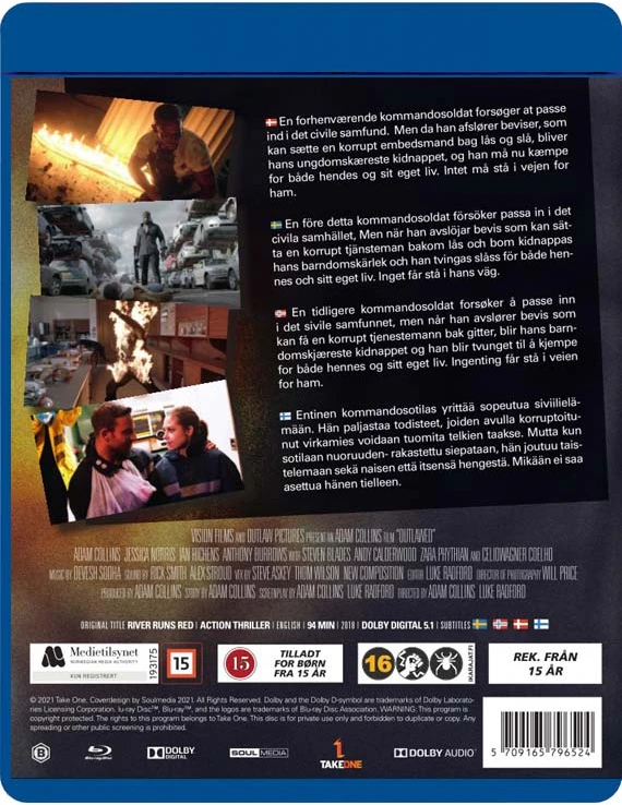Už įstatymo ribų (Adam Collins) (Blu-ray)