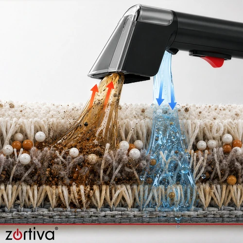 Миючий пилосос Zortiva VacTrim 24967 для чищення меблів, килимів та салону автомобіля