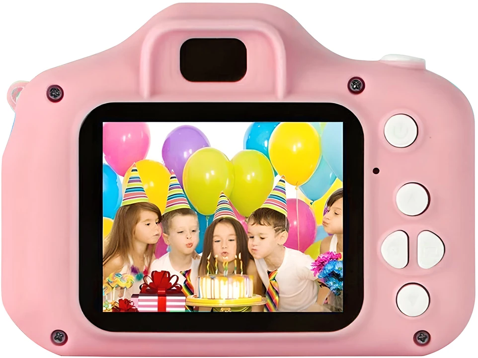 Vaikams skirtas skaitmeninis fotoaparatas su HD žaidimų dirželiu