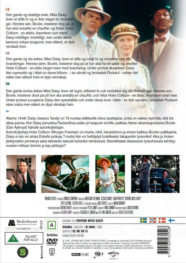 Vairuojant Mis Deizę (remasteris, kultinis filmas, pelnęs 4 „Oskarus“) DVD