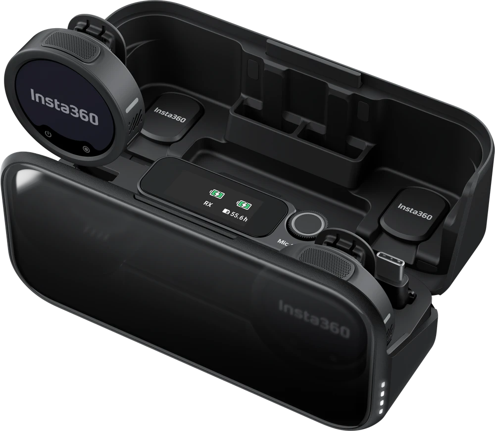 „Insta360“ – „Mic Pro“ (2 siųstuvai + 1 imtuvas)