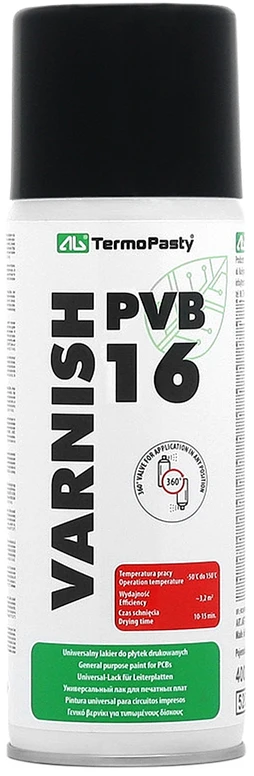 Ag Termopasty PCB lakas PVB 16 - purškiamas 400ml