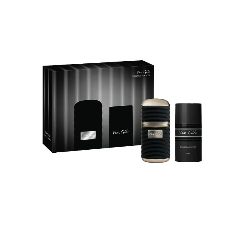 Van Gils – „Strictly for Men“ dovanų rinkinys – 30 ml tualetinis vanduo + 150 ml dezodorantas purškiklis