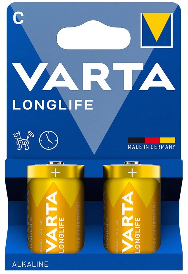 VARTA Longlife C lizdinė plokštelė, 2 vnt.