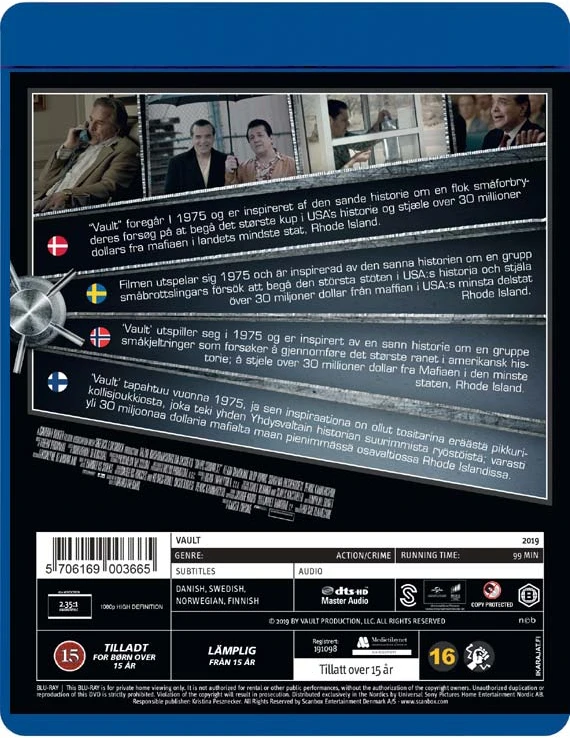 Vault – Apiplėšimas buvo lengvoji dalis Blu-ray