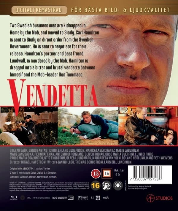 „Vendetta“ (1994 m. Hamiltonas) – SKAITMENINĖ PERŽIŪRA. Stefanas Saukas vaidina Hamiltoną.
