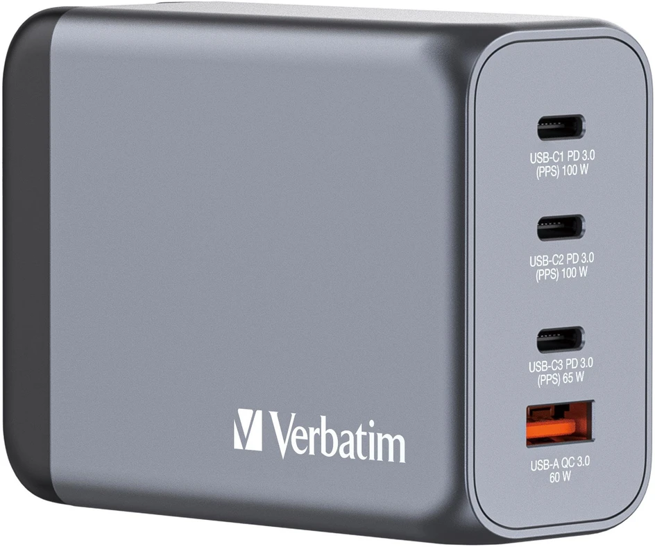 Verbatim GNC-200 Universalus Juoda, Pilka AC Spartusis įkrovimas Vidaus
