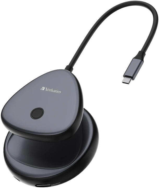 „Verbatim“ – „Share My Screen“ USB-C belaidis ekrano adapteris 4K su šakotuvu