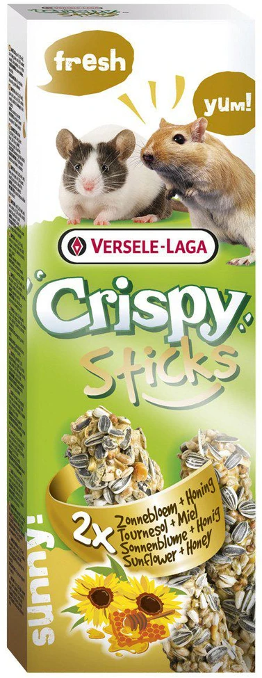 „Versele Laga“ lazdelės, smiltpelės ir pelės, saulėgrąžos ir medus, 110 g (510.0130)