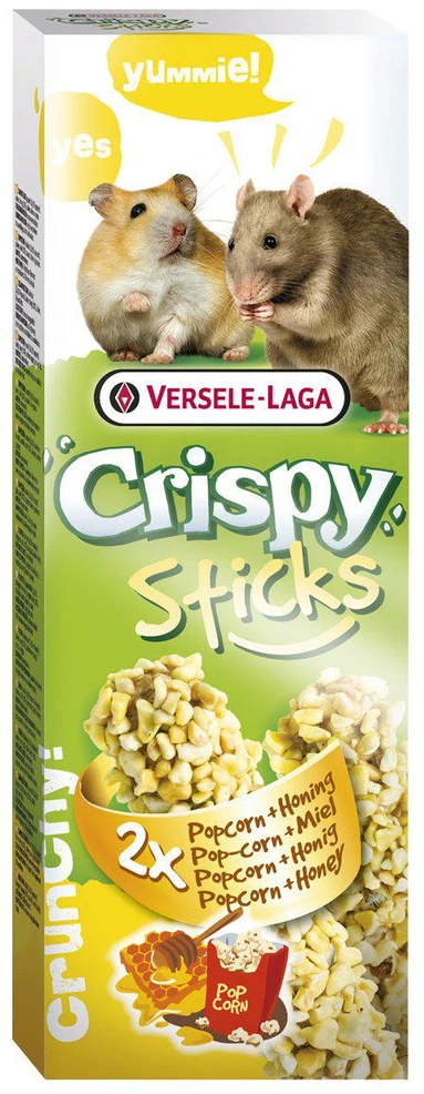 Versele Laga Bfb Plus Kft Crispy sticks traškūs žiurkėnų ir žiurkių gardėsiai su popkornu ir medumi 2 vnt