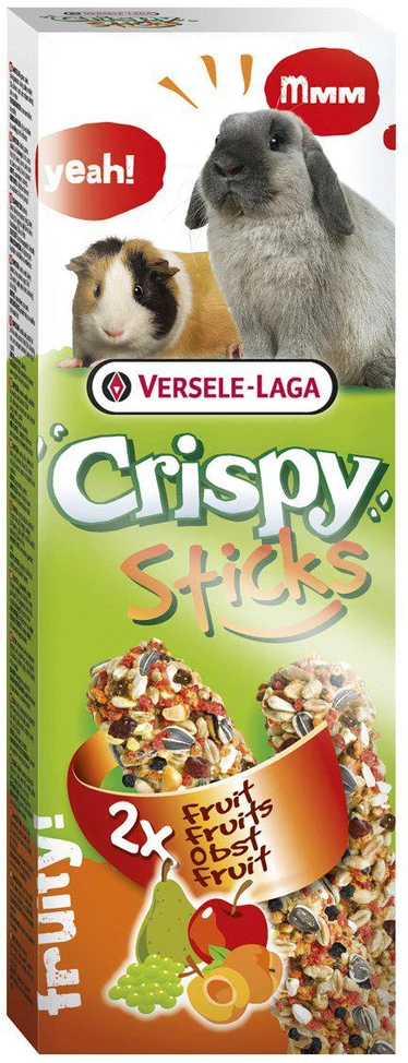 Versele Laga Bfb Plus Kft Crispy sticks traškūs dekoratyvinių triušių ir jūrų kiaulyčių gardėsiai su vaisiais 2 vnt